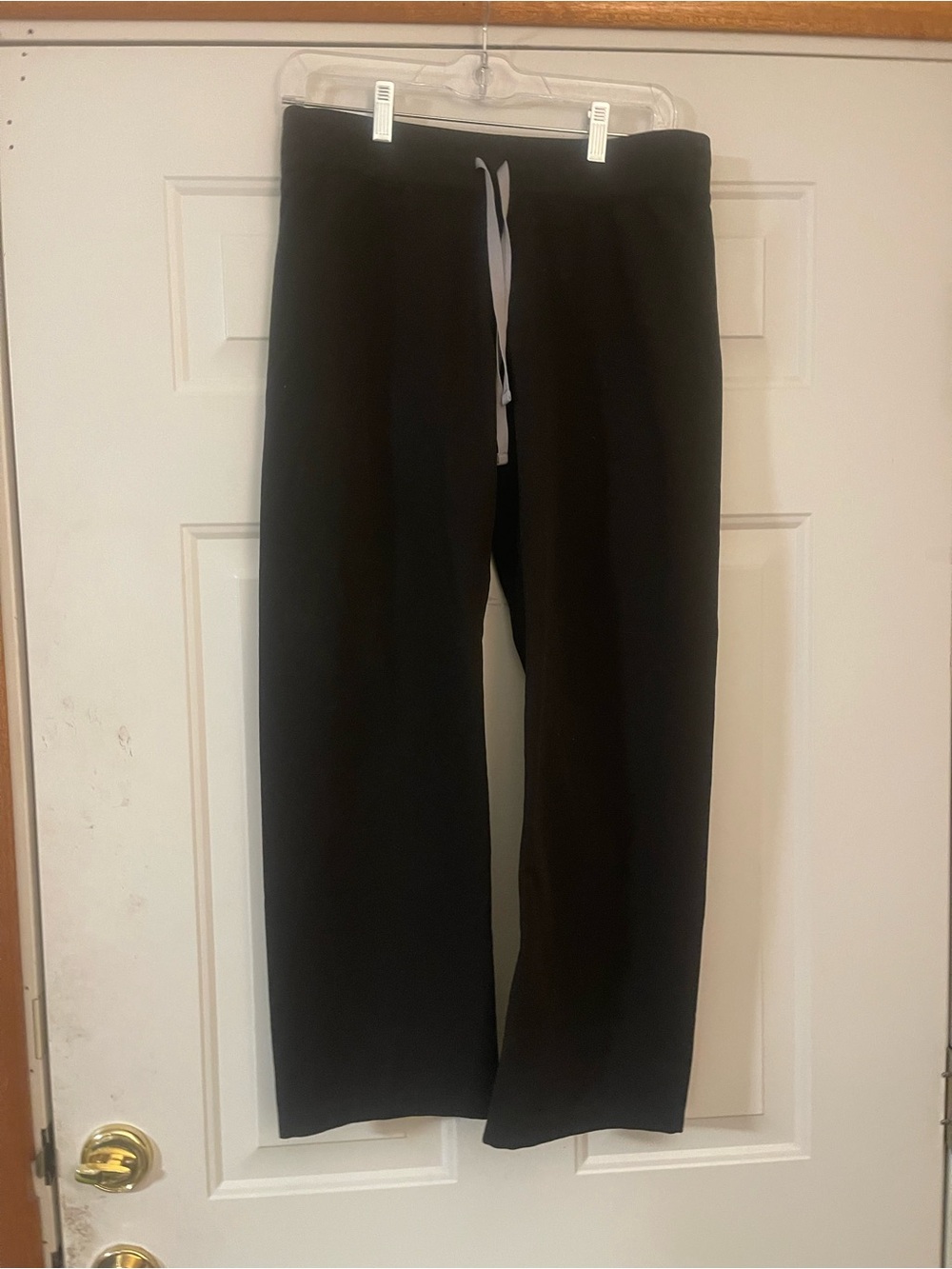 FIGS Livingston Scrub Pants Black Small Drawstring Straight PO 1365 Small/P